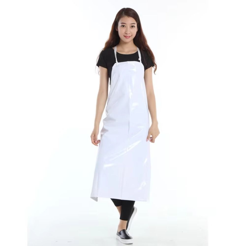 Heat-Resistant TPU Oil Resistant Apron Odorless Wash Shop Bib Food Chef Apron Food Chef