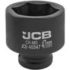 JCB Impact Socket 3/4" 47mm 6-Point Cr-Mo Socket Wrench