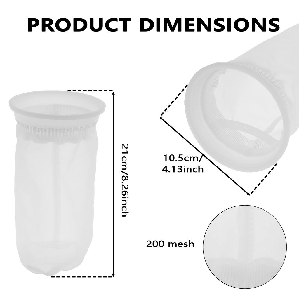 3/6 шт. 4,1x8,26 дюйма Дышащий нейлоновый фильтр для резервуара для воды IBC Многофункциональный фильтр дождевой воды для вентиляции Тонная бочка Пластиковая крышка