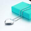 New Women's 925 Sterling Silver Necklace Classic Heart Photo Box Pendant Customizable Photo Anniversary Jewelry Gift Bijoux