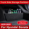 Салон автомобиля Для Hyundai Sonata DN8 ~2025 Автомобильный Утолщенный Боковой Разделитель Багажника Разделитель Хранения Багажника Многофункциональный Ящик для Хранения