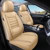Роскошный чехол на автомобильное сиденье из ПУ кожи, 3D крылья и фиксированная поясничная поддержка - Мягкий, удобный и прочный, подходит для большинства автомобилей