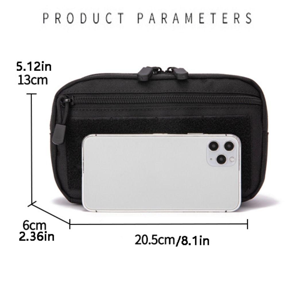 Nylon Men Molle Pouch Multifunctional Climbing Belt Bag Wallet Magazine Bag Hiking