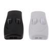 1 pcs black white color double control switch floor light table lamp push button switches two-button in line switch