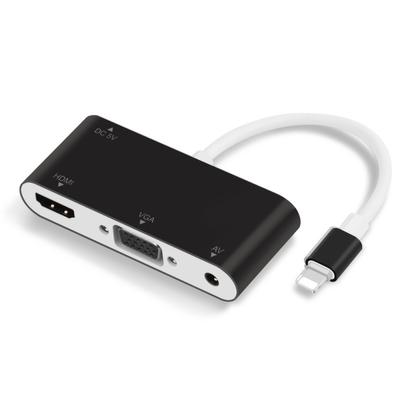 Конвертер для Lightning в HDMI VGA AV Jack аудио ТВ адаптер кабель для iPhone X iPhone 8 7 7 Plus 6