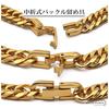 Ожерелье Kihei Double Cut, 18-каратное ожерелье с медалью Miraculous, отделка Gold 18K, подвеска Virgin Medal, серия HIPHOP B, 50 см, 60 см, эксклюзивная коробка в комплекте