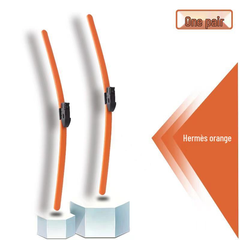 Цветной, Универсальный, Бескаркасный Передний Дворник с Резиновой Лентой для Автомобильных Лобовых Стекол