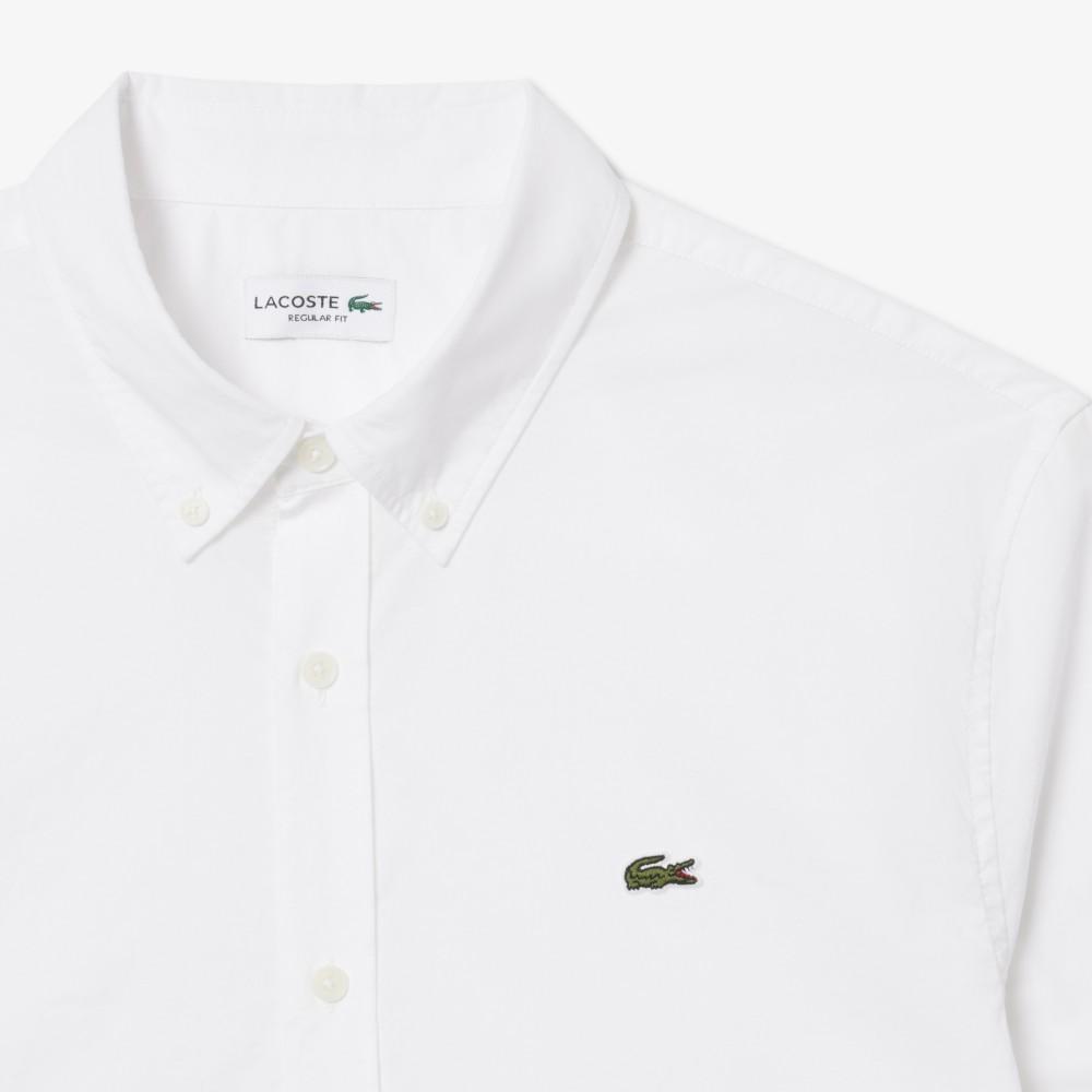 [lacoste] Men's Light Poplin Short-Sleeve Shirt CH2312-56G001