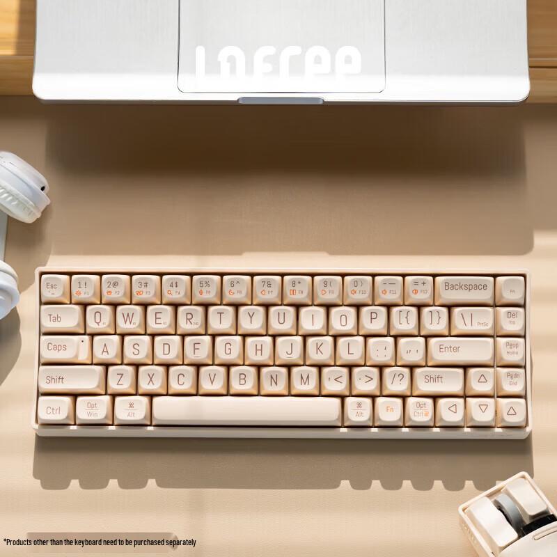 Трехрежимная механическая клавиатура Lofree Little Dot с 68 клавишами и возможностью горячей замены