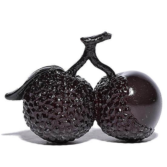 Личи чай питомец смоляная фигурка ремесла кунг-фу скульптура тепло обесцвечивание украшение для чая