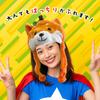 [LamPlanning] Шапка-животное Мамесиба для путешествий, Милый плюшевый головной убор, Пушистая шапка, Товары для вечеринок, Кигуруми, Хэллоуин (оранжевый)