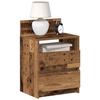 VidaXL Bedside Tables 2 Pcs with 2 Drawers Old Wood 40x33x60 Cm, Side Table, Bedside Cabinet, Accent Table for 858575