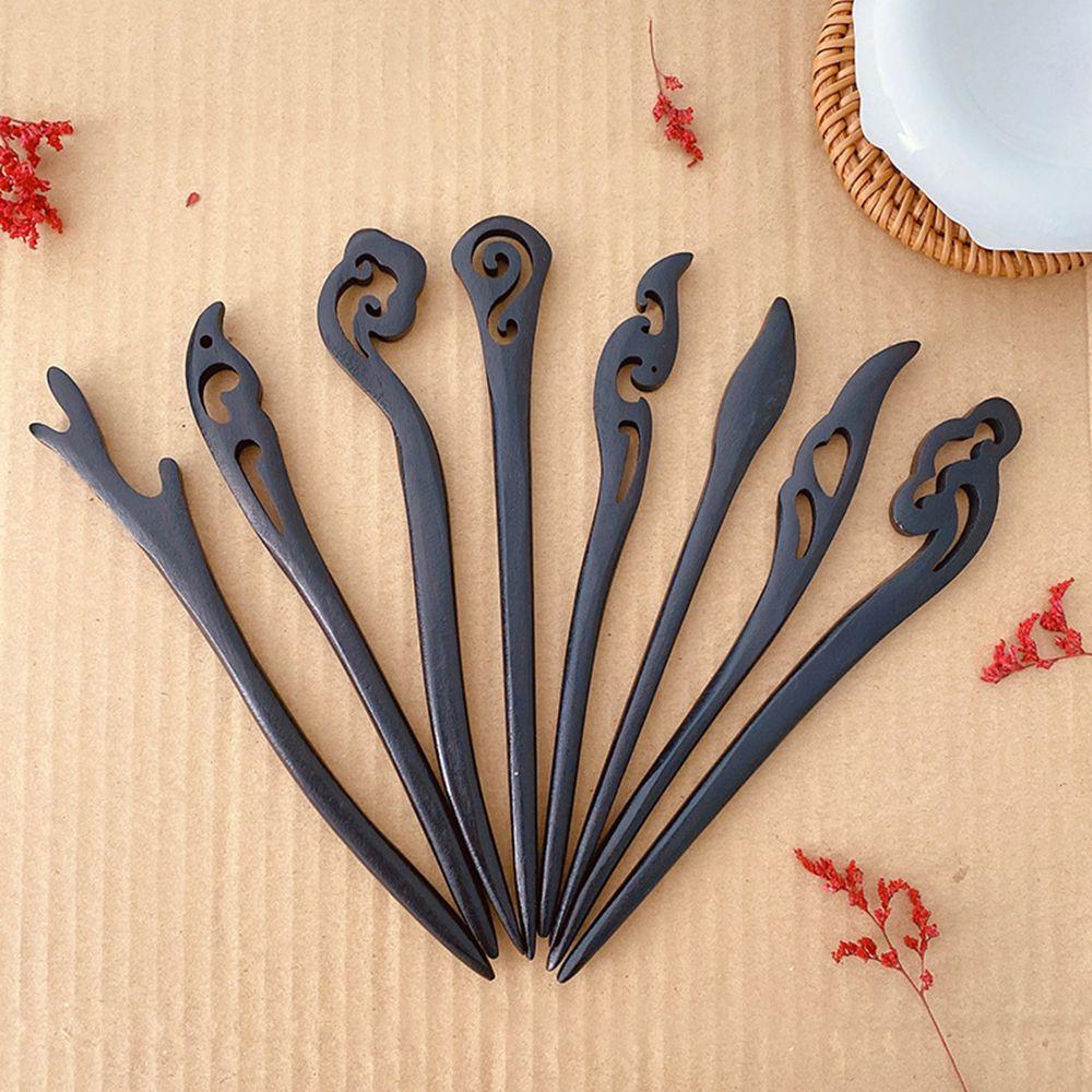 Women Hair Care Carved Handmade Styling Tools Hairpin Hair Accessories Chopstick Hair Stick
