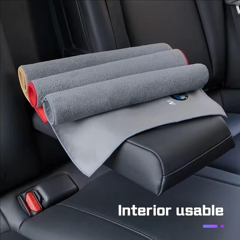IAMS9 Microfiber Towel Car Cleaning Care Accessories /Sticker For BMW M M3 M5 M6 E36 E46 E91 F48 F25 F10 F20 F30 X1 X3 X5 Motorcycle