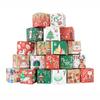 24pcs DIY Christmas Advent Calendar Boxes for 24 Days Kraft Paper Advent Countdown Number Gift Boxes for New Year Navidad Decor