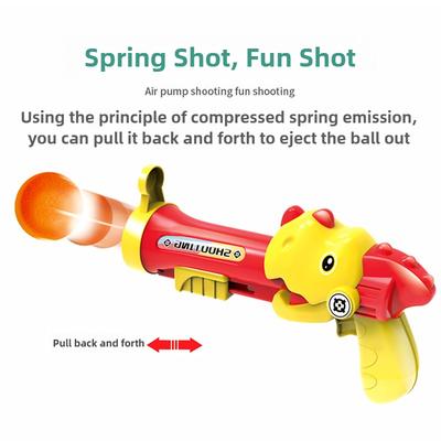 Детский мягкий мячик-пусковое устройство игрушка ручной пистолет с мягкими дротиками включает 12 мягких мячиков, очки, мишень, детская игрушка для стрельбы, подарки для мальчиков 4-8 лет