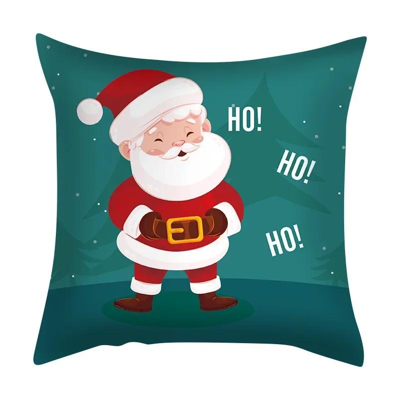 Christmas Themed Pillowcases Car Accessories Office Santa Claus Living Room Sofa Home Pillowcases