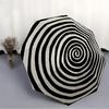1pc Spiral Pattern Automatic Open/Close Umbrella, Windproof, Folding Compact Umbrella with Lightweight Design for Women/Men102