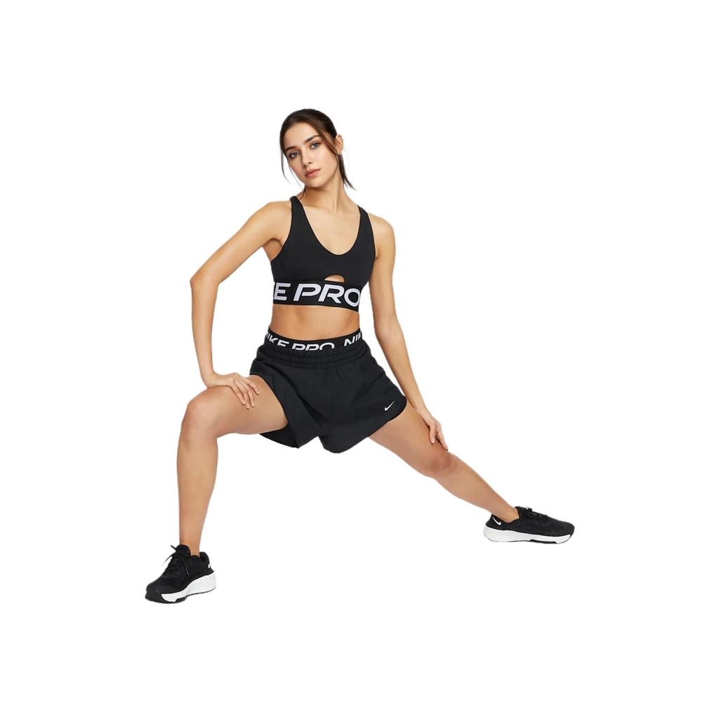 Nike Dri-Fit Удобные Стильные Универсальные Шорты Два-в-Одном Женские шорты Черный HJ1205010