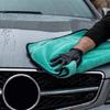 1 шт. 1400 ГСМ Коралловый флис Делюкс Микрофибровая салфетка для мойки автомобиля Плюшевая ткань для чистки и сушки Ткань для ухода за автомобилем Детейлинг Полировка