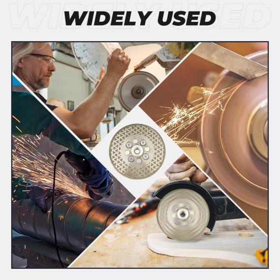Алмазный шлифовальный диск M14 Диск для угловой шлифмашины Гальванический 40-зернистый Отрезной диск Быстрая резка Алмазный диск Высокоточный отрезной диск