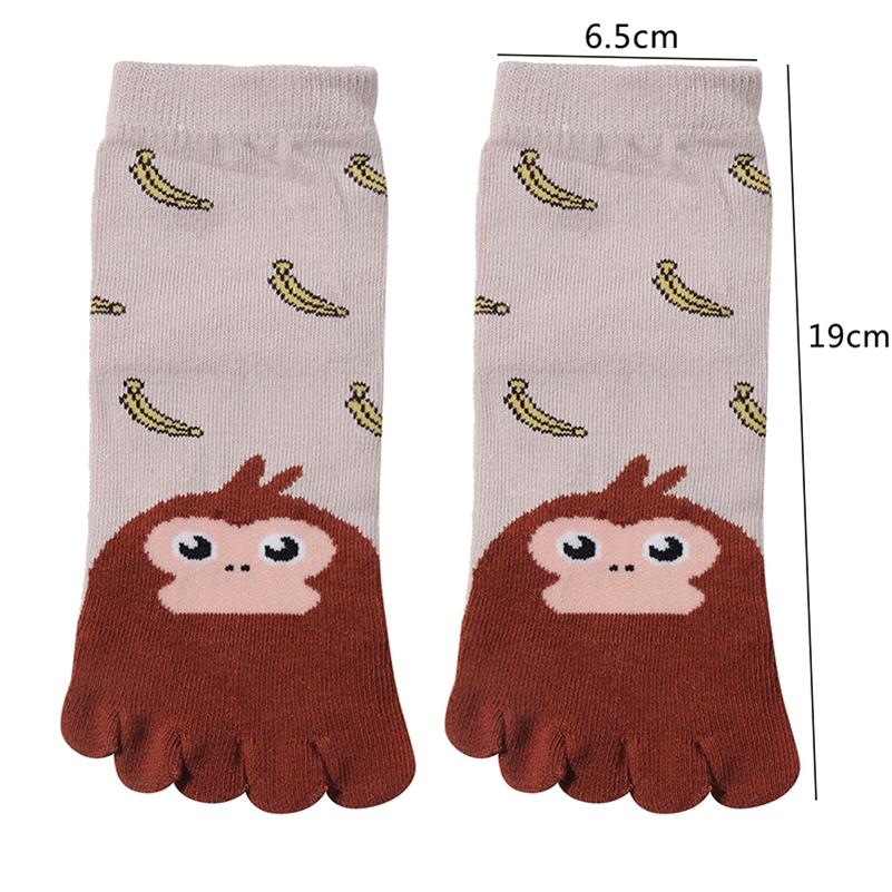 Toe Socks Kids Five Finger Sock Lovely Children Socks Cotton Animal Boys Girls Socks