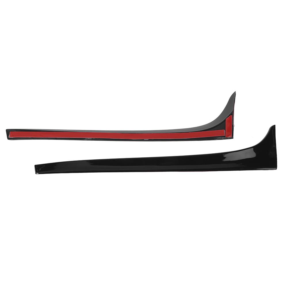 2pcs ABS Car Rear Window Side Wing Spoiler Fits for Volkswagen Golf 7 14 19