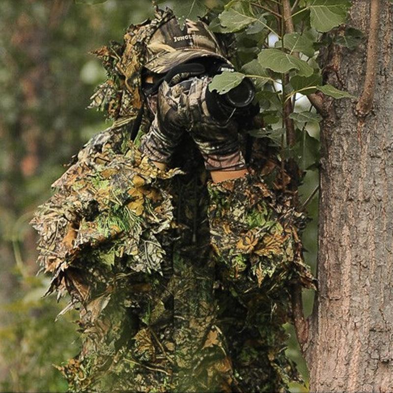 Новая 3D тактическая камуфляжная одежда, костюм Ghillie, камуфляжная одежда, бионическая камуфляжная одежда для охоты