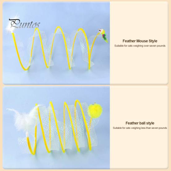 Мягкая интерактивная игрушка с перьями, складной туннель для котенка, туннель для котенка, трубка для кошек, игрушка для домашних животных