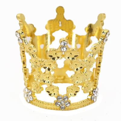 Украшение торта на день рождения, корона, цветы, аксессуары для украшения, мини-листья, детская корона