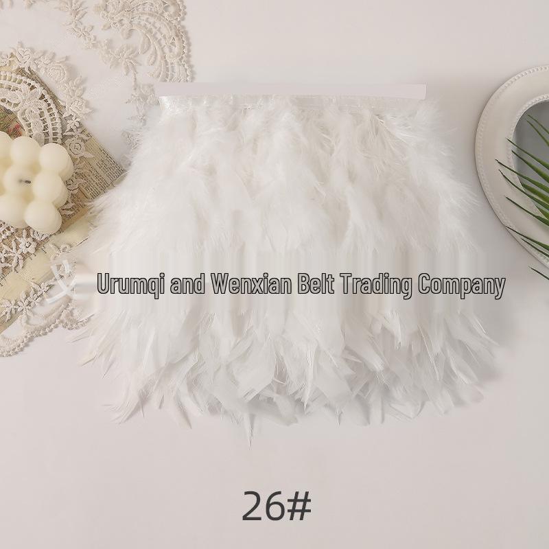 Отделка из перьев индейки 10-15 см для одежды, DIY и украшений