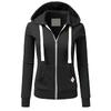 2023 Women's Zip-Up Hoodie Sweatshirt with Pockets