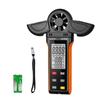 WapoRich Digital Anemometer Hygrometer RH Hygrometer Monitor 6 Types of Ambient Wind Speed Unit Selection Wind Speed with Large LCD Screen Air Volume