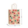 StoBag 2025 NEW Polka Dot Kraft Paper Gift Bags Reusable Eco Friendly Tote for Birthday Party Favor Packaging Shopping