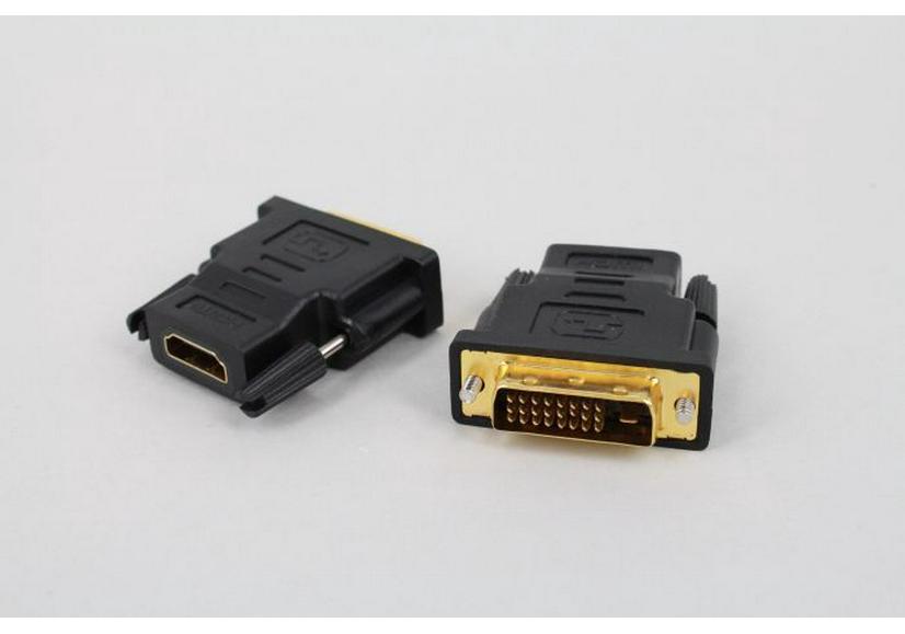 Адаптер и Конвертер DVI на HDMI, 24+1 Двунаправленная Передача, DVI Папа на HDMI Маму