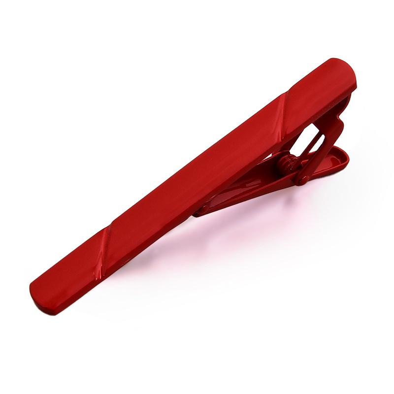 Латунный зажим для галстука с лазерной гравировкой логотипа, 5,8x0,6 см - Мужской формальный деловой аксессуар