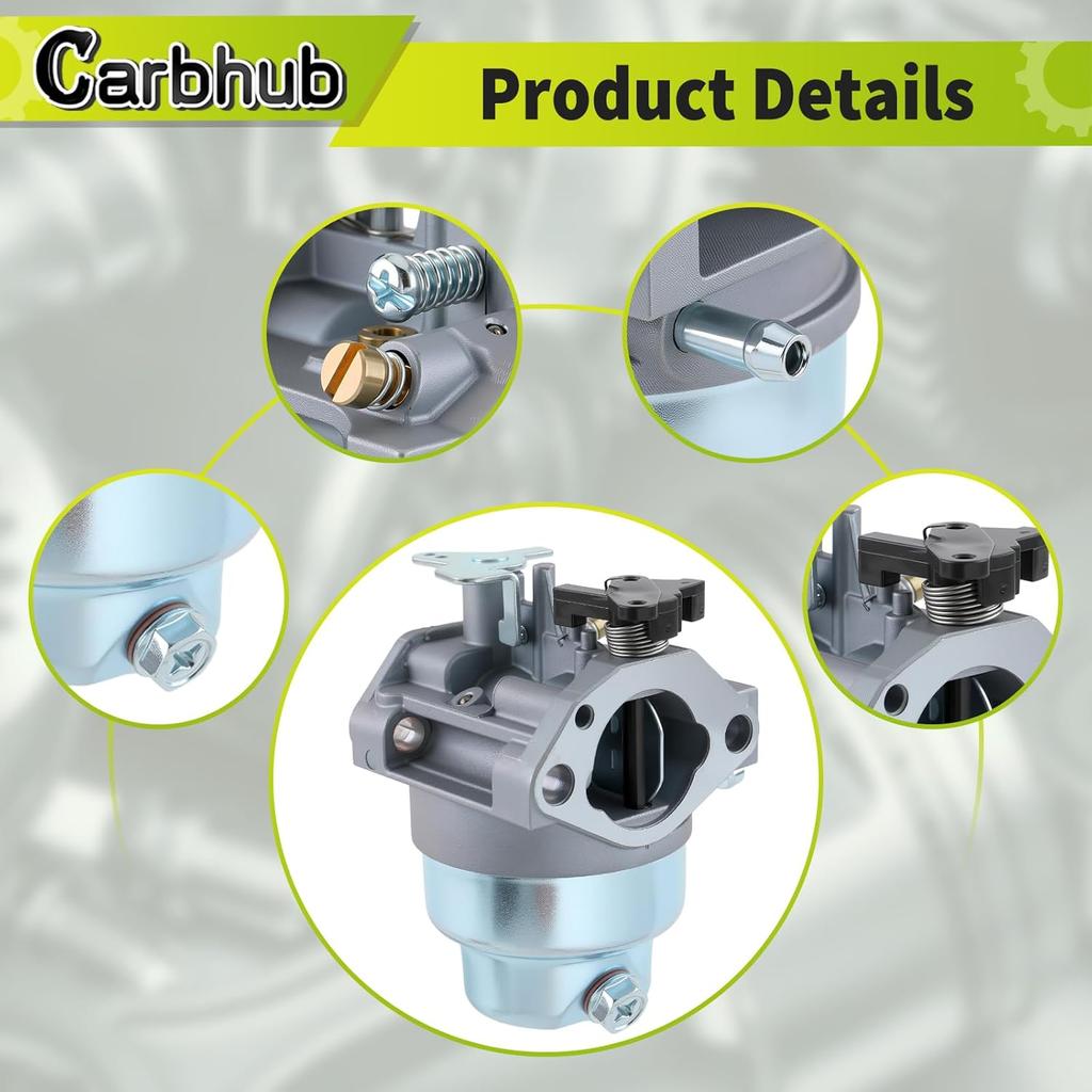 Carbhub GCV160 Carburetor For Honda GCV160 GCV160A GCV160LA GCV160LE HRB216 HRS216 HRT216 HRZ216 Carb Replaces 16100-ZM0-804 16100-ZM0-802