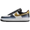 Foot Locker X Air Force 1 Low 50th Anniversary Unisex Sneakers White Metallic-Gold Black HJ9128-100