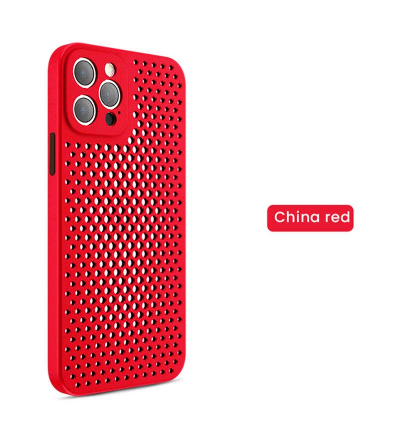 Теплоотводящий дышащий охлаждающий чехол для iPhone 16 15 14 13 12 11 Pro Max XR XS Max X 7 8P 6s 14 15 Plus Мягкий силиконовый противоударный бампер