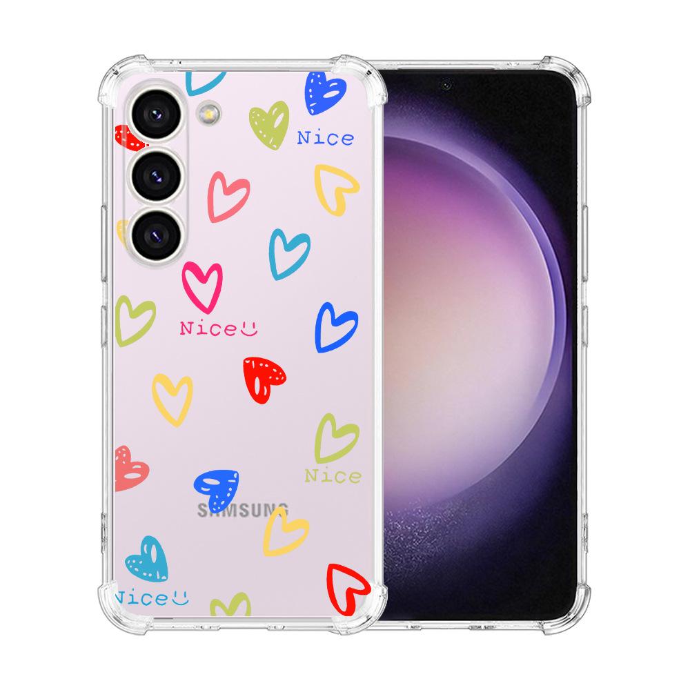 Чехол для Samsung Galaxy S24 Ultra Подушка безопасности ТПУ Расписной Бабочки Цветы - Идеальная посадка