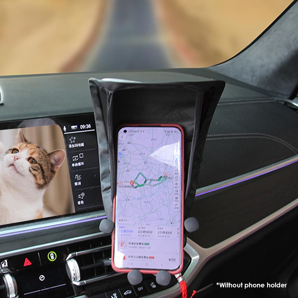 Козырек от солнца для телефона, блокирующий блики, солнцезащитный зонт для телефона, солнцезащитный козырек для телефона, аксессуары для салона мотоцикла и автомобиля