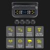 Беспроводная система контроля давления в шинах (TPMS) для транспортных средств малого размера с 4 колесами, Включает 4 датчика, Питание от USB и солнечной энергии