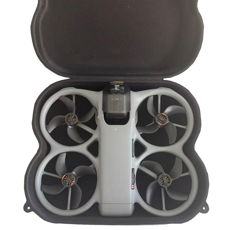 Ultra-Compact Design For DJI Avata 360 Hard Case Oxford Fabric Shell Hook And Loop Closure Custom Fit With 2 Holes For DIY Strap