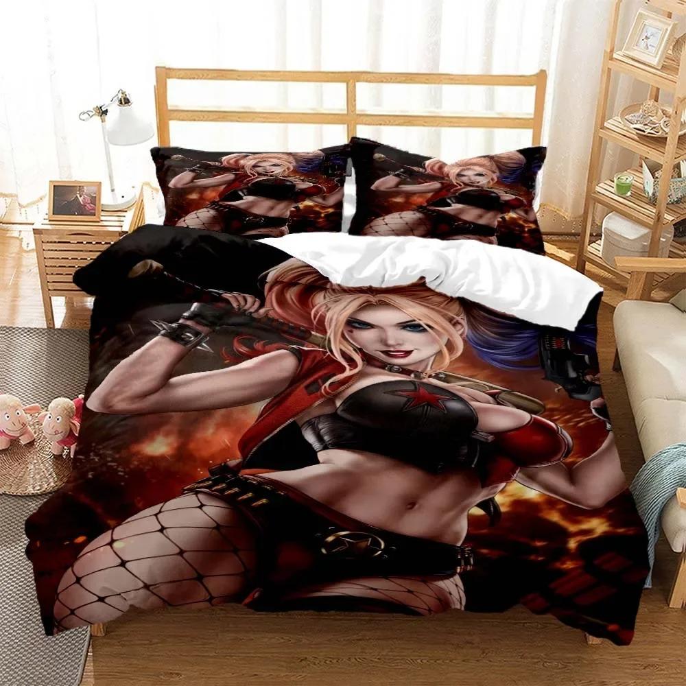 Ugly Girl Digital Print Polyester Bedding Sets Child Kids Covers Boys Bed Linen Set For Teens Bedding Set Bed Comforter Set