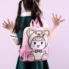 Adorable Cartoon Printed Backpack For Kids Stylish Breathable Nylon School Bag