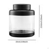 Airtight Keeps Jar Food Container Spice Tea Canister for Grain Snacks Rice