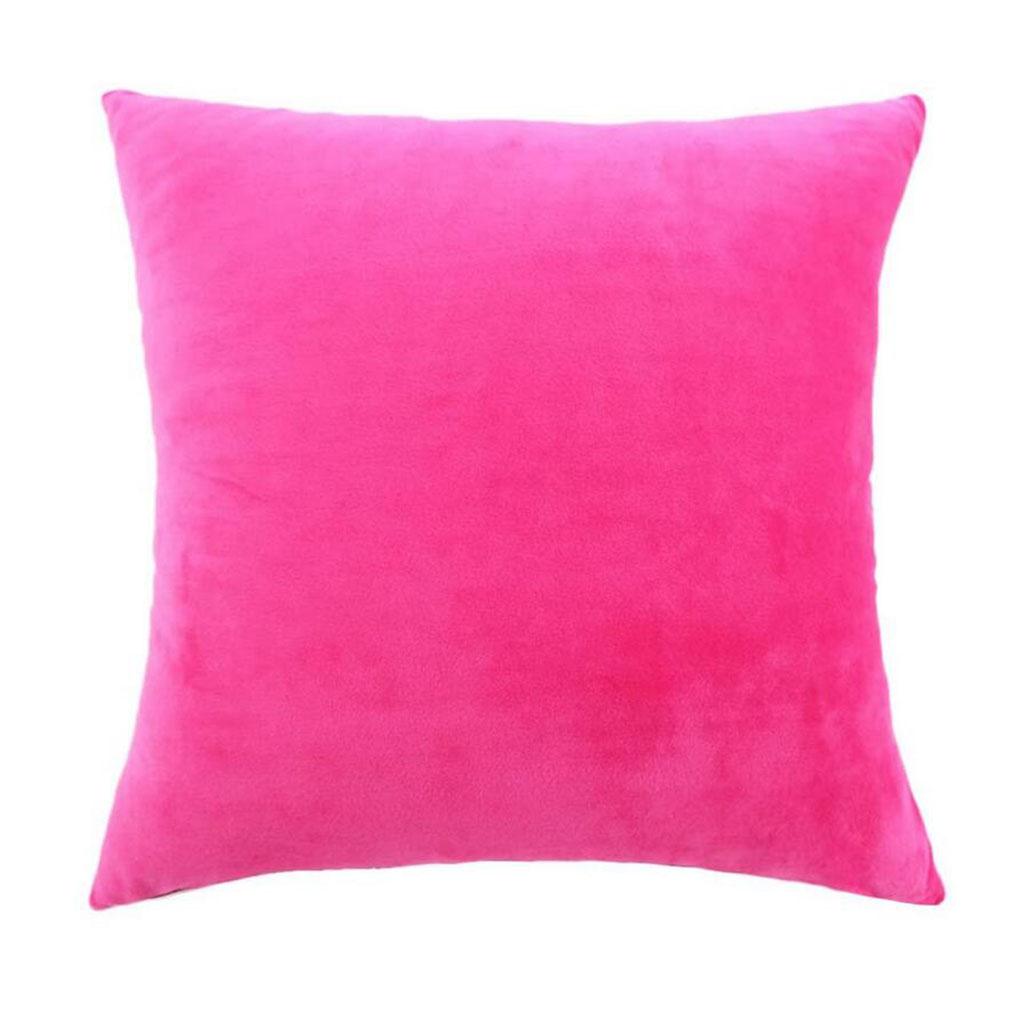 Short Plush Pillow Case Sofa Chair Throw Pillow Cover Home Decorative Cushion Cover