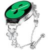 Metal Band For Samsung Galaxy Watch 42mm Heart Clover Decor Watch Strap