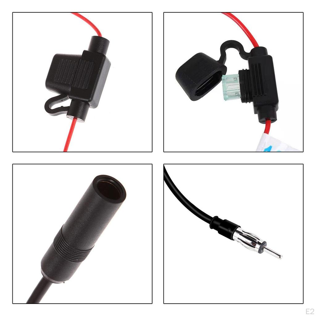 ANT-208 Car Radio Antenna Amplifier Flexible for Auto RV Attachments