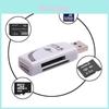 Стильный и компактный USB-кардридер 4-в-1, многофункциональный SD TF MS M2 для компьютеров